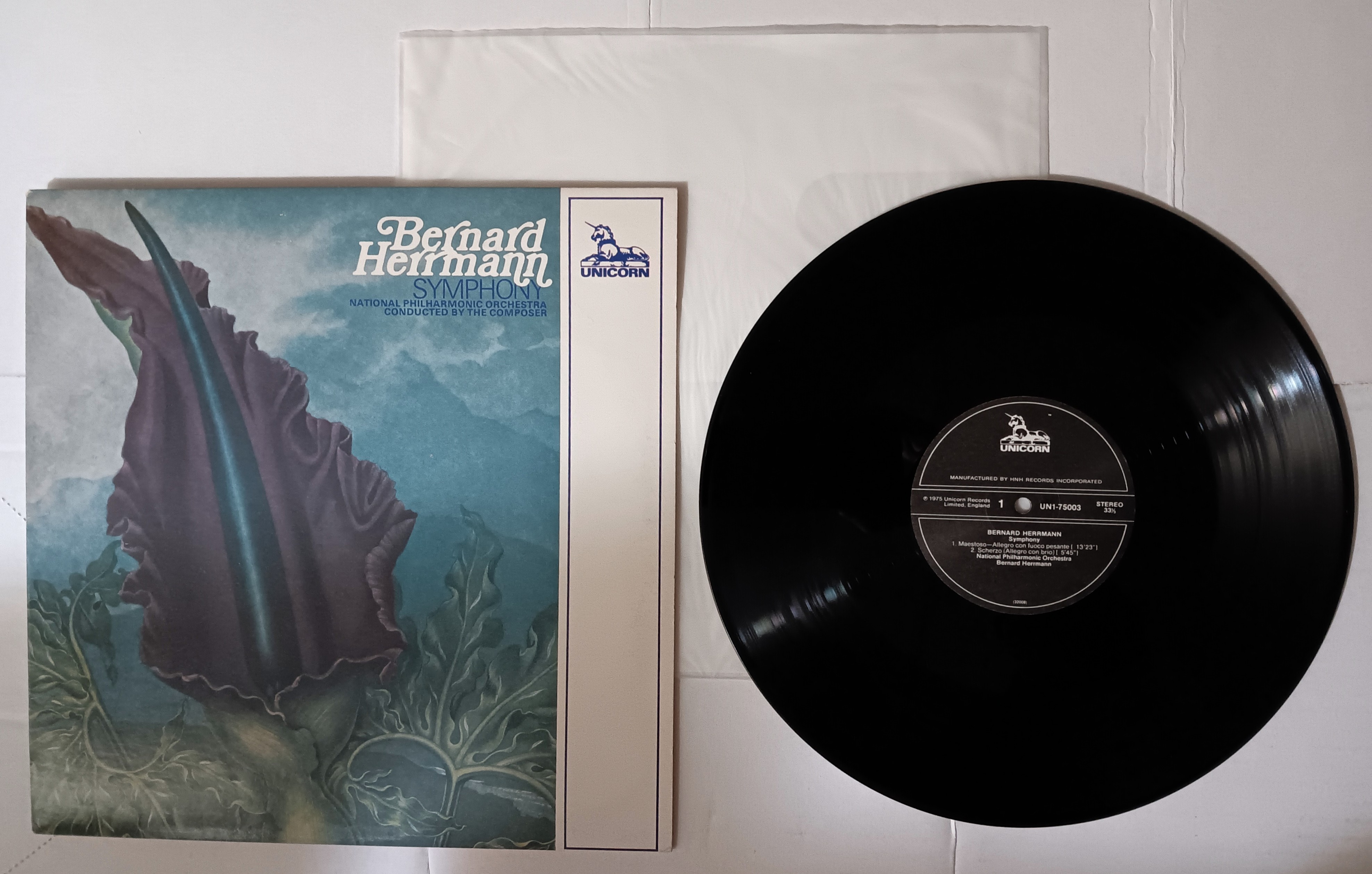 Image for Symphony, by Bernard Herrmann : Vintage LP Vinyl Record Symphony, by Bernard Herrmann : Vintage LP Vinyl Record