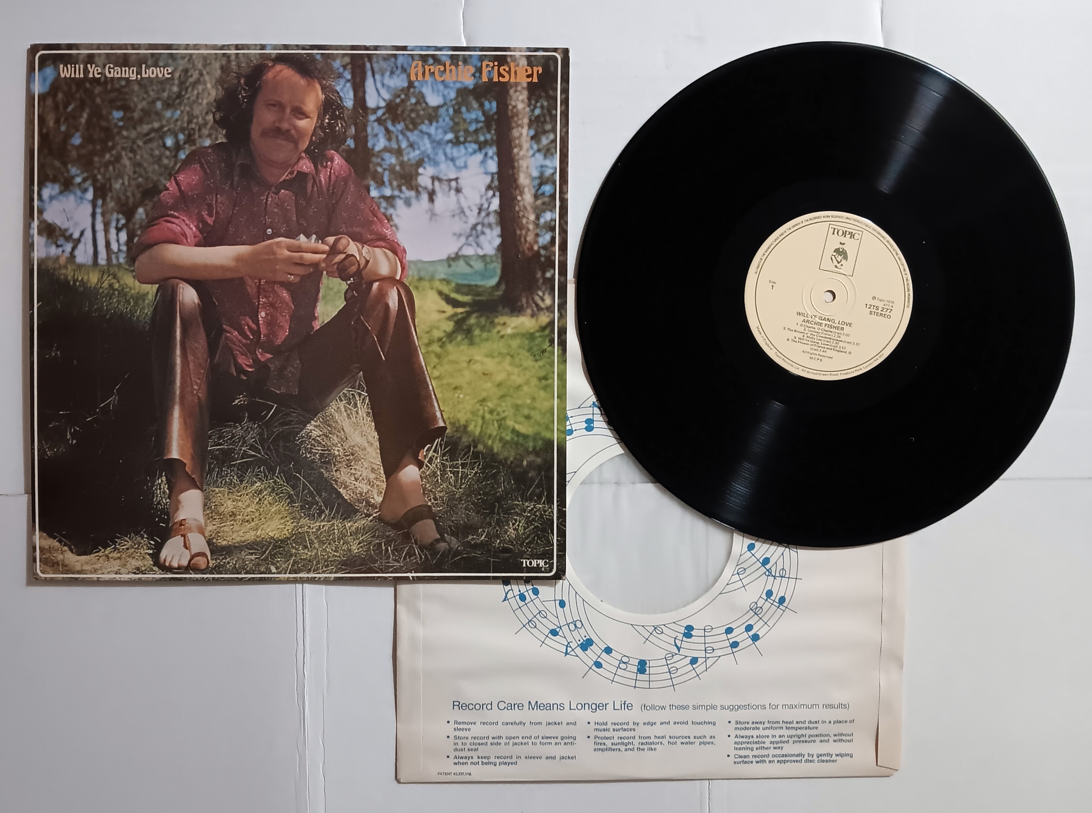 Image for Archie Fisher, Will Ye Gang Love, Stereo : Vintage LP Vinyl Record Archie Fisher, Will Ye Gang Love, Stereo : Vintage LP Vinyl Record
