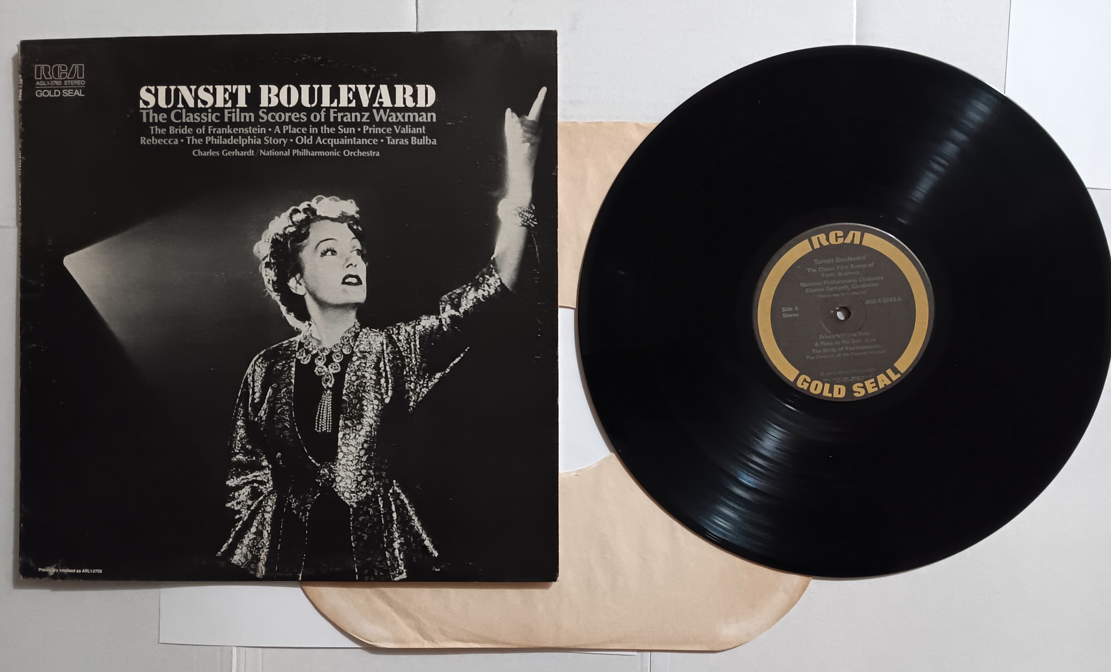 Image for Sunset Boulevard, the Classic Film Scores of Franz Waxman : Vintage LP Vinyl Record Sunset Boulevard, the Classic Film Scores of Franz Waxman : Vintage LP Vinyl Record