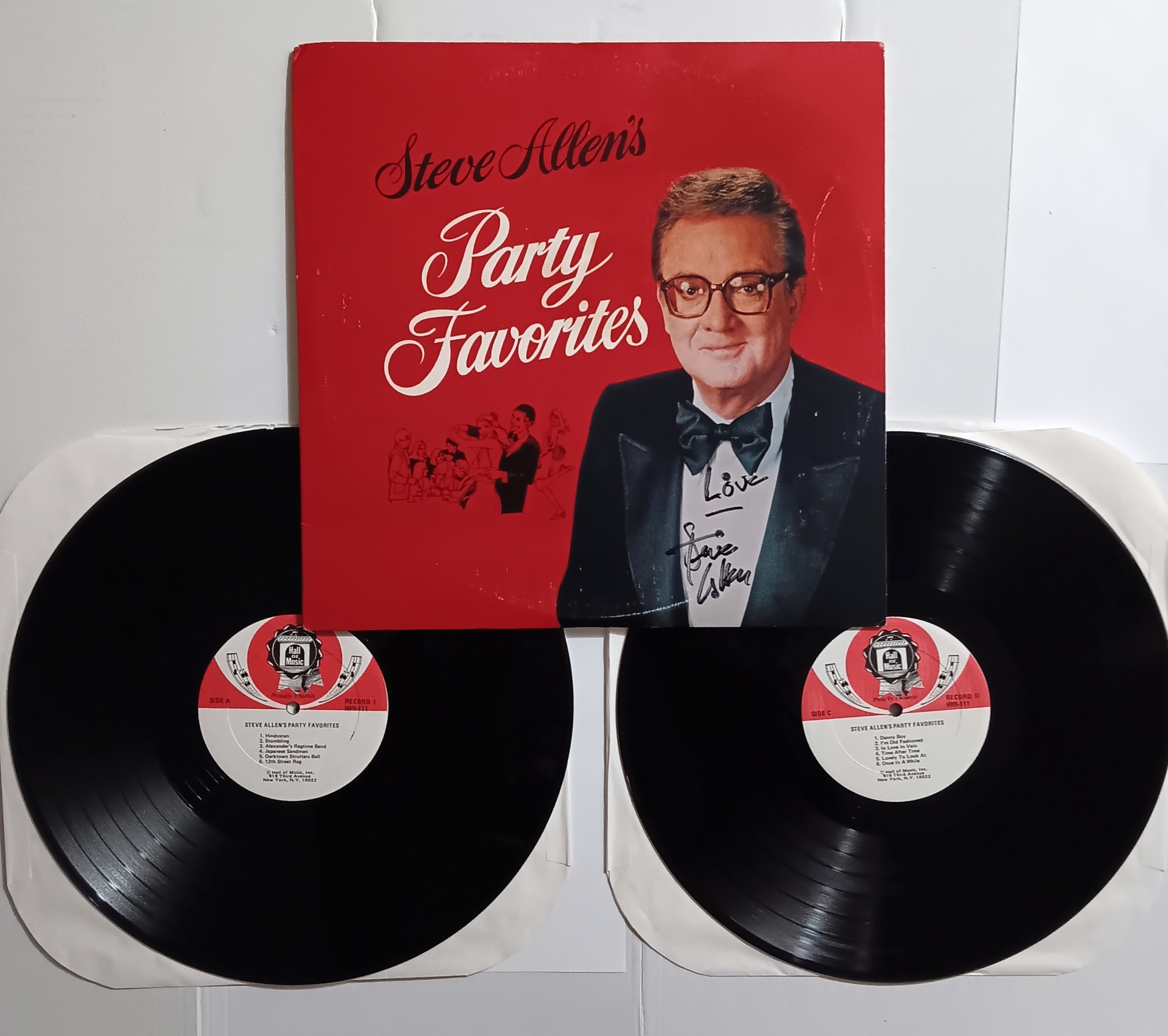Image for Steve Allen's Party Favorites : Vintage LP Vinyl Record (Signed) Steve Allen's Party Favorites : Vintage LP Vinyl Record (Signed)