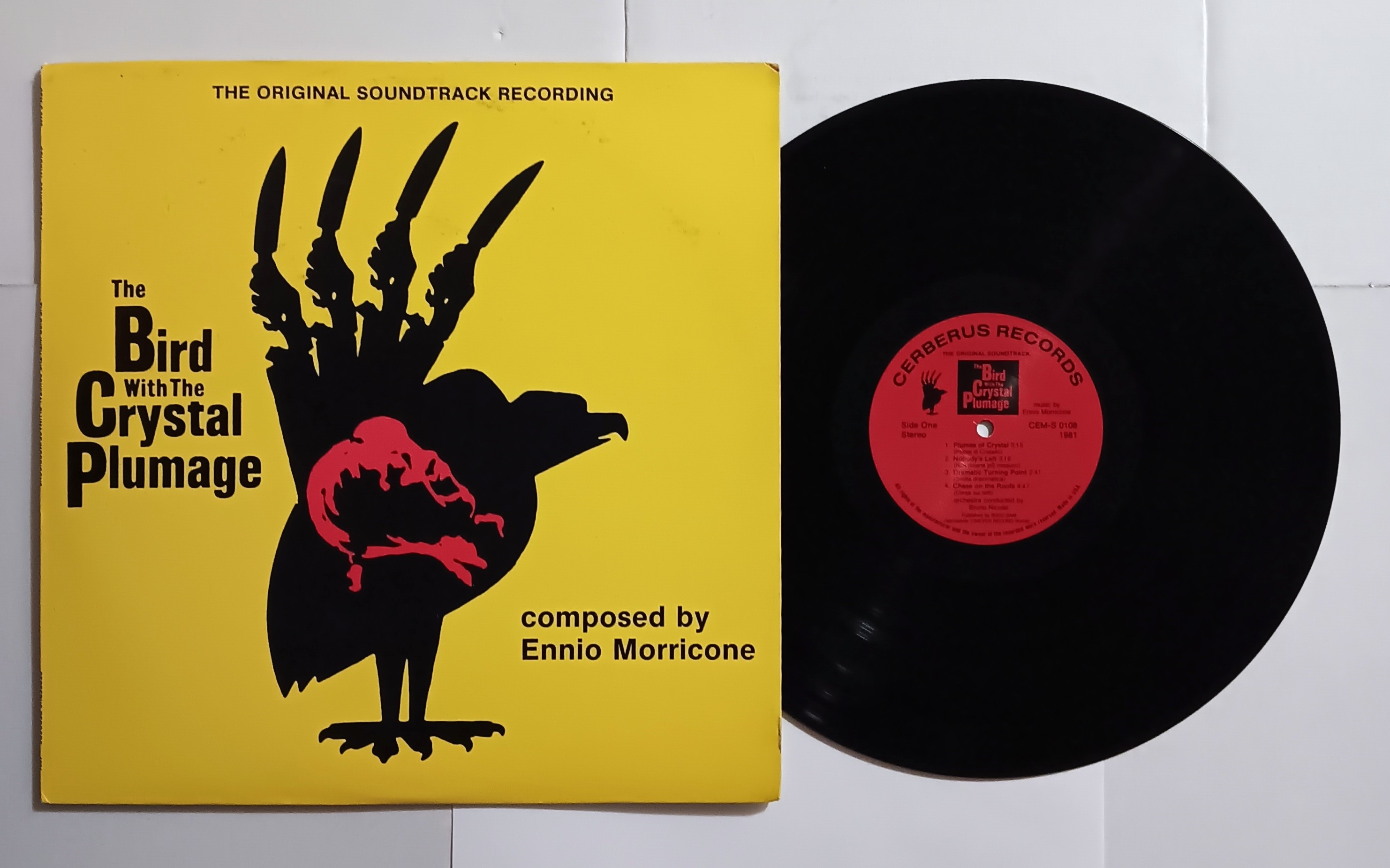 Birth with the Crystal Plumage, The, Original Soundtrack Recording : Vintage LP Vinyl Record