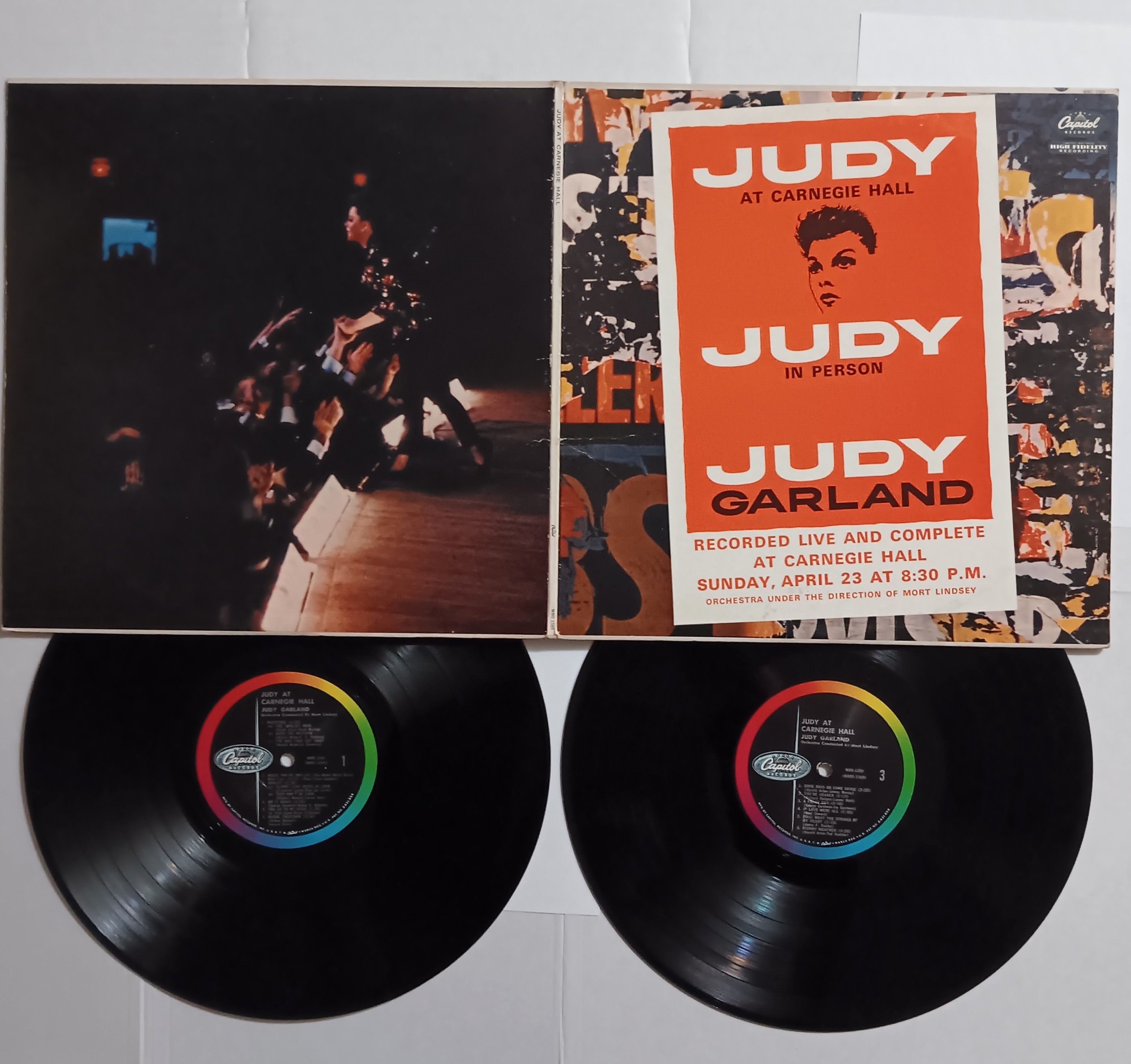 Judy at Carnegie Hall, Judy in Person, Judy Garland : Vintage LP Vinyl Records