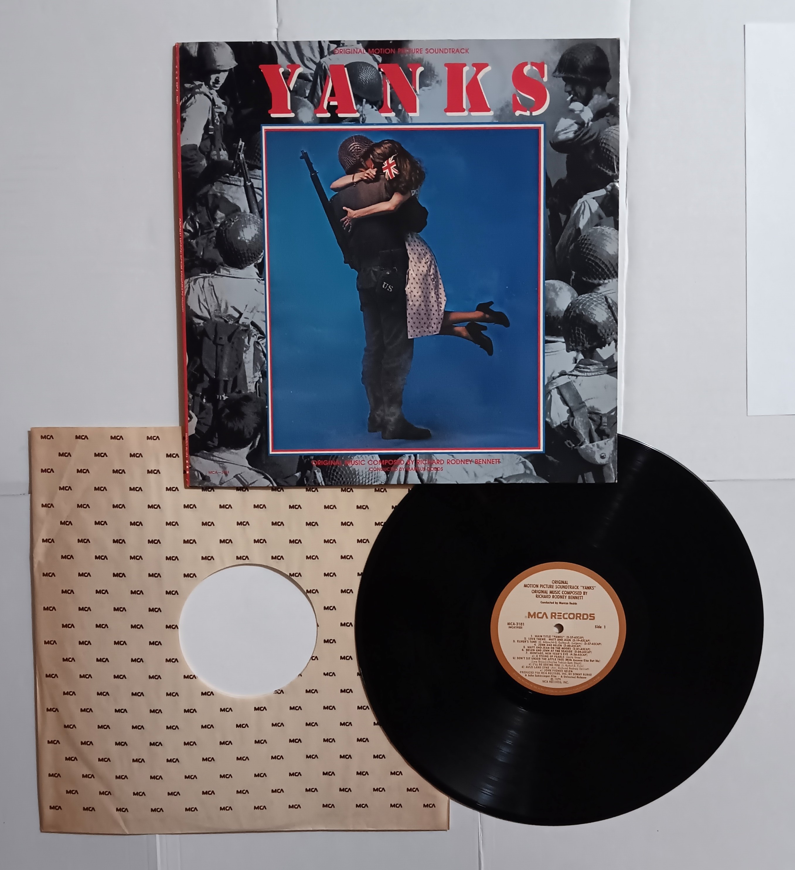 Yanks, Original Motion Picture Soundtrack : Vintage LP Vinyl Record