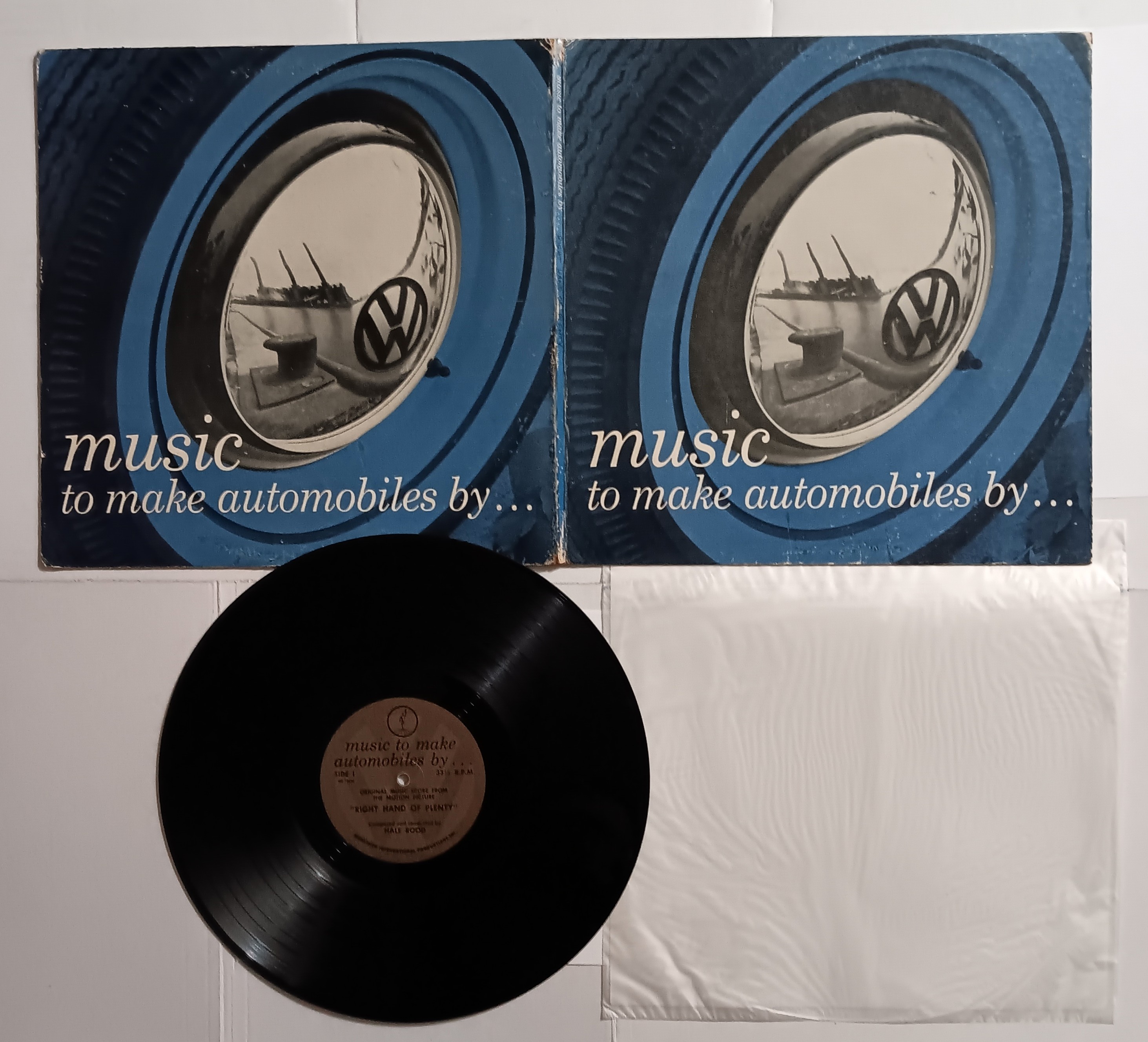 Music to Make Automobiles By, the Right Hand of Plenty, the Sounds of Volkswagen : Vintage LP Vinyl Record