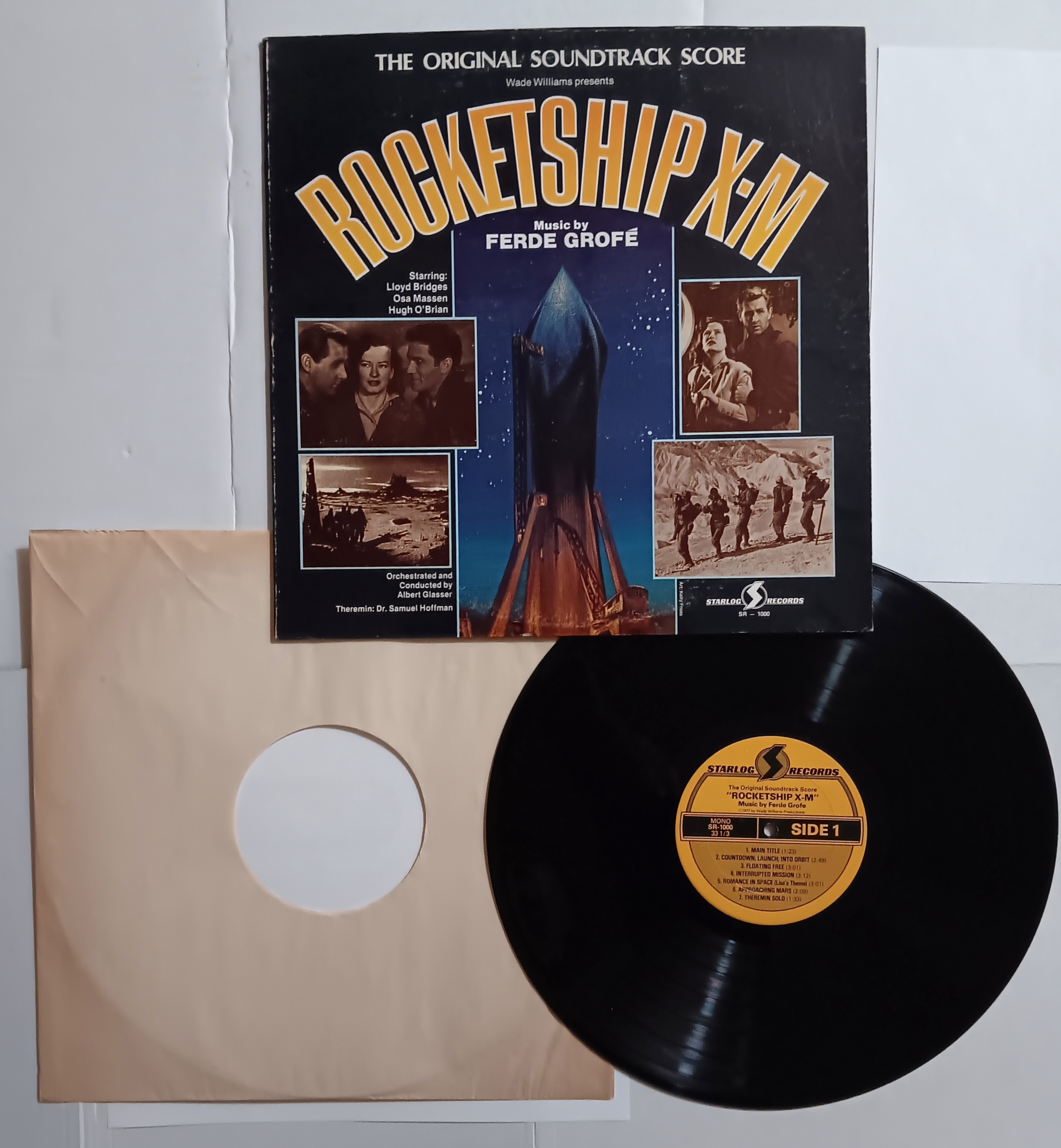 Rocketship X-M, Original Soundtrack Score : Vintage LP Vinyl Record