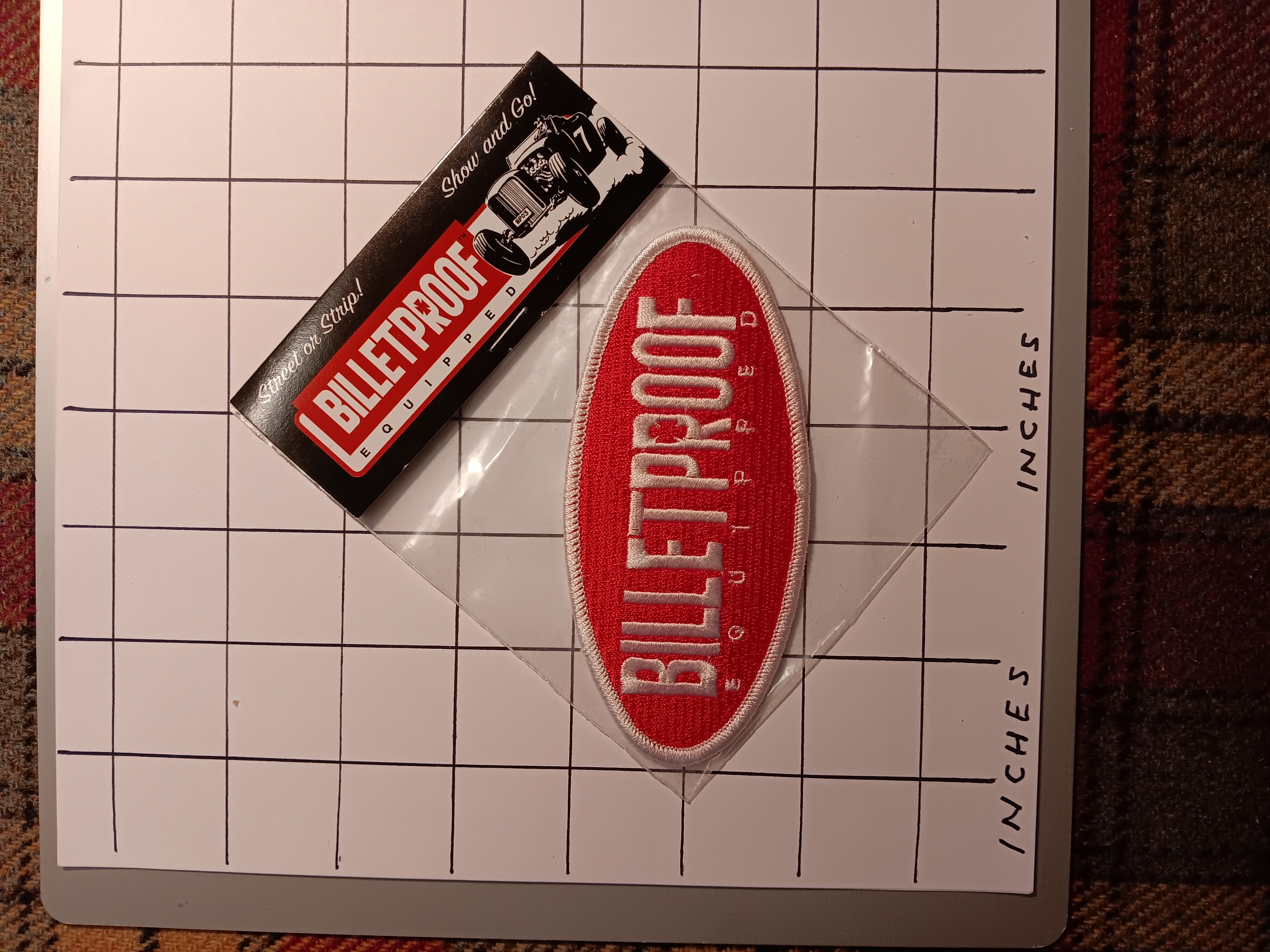 Lot of One Patch : Cloth Embroidered Patch, Bulletproof Coffee, Seattle