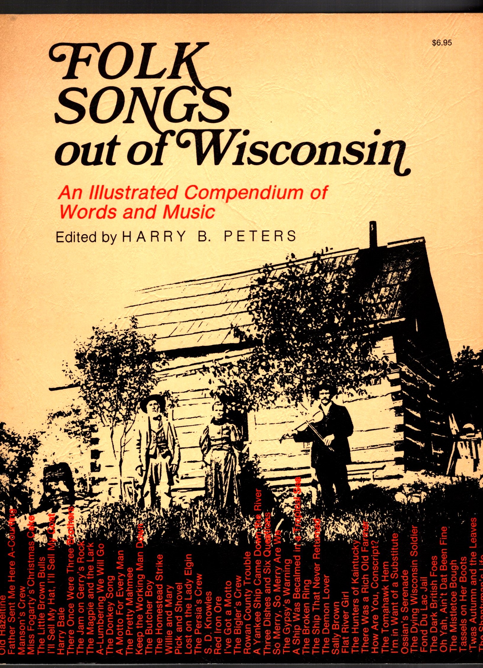 Image for Folk Songs out of Wisconsin : An Illustrated Compendium of Words and Music