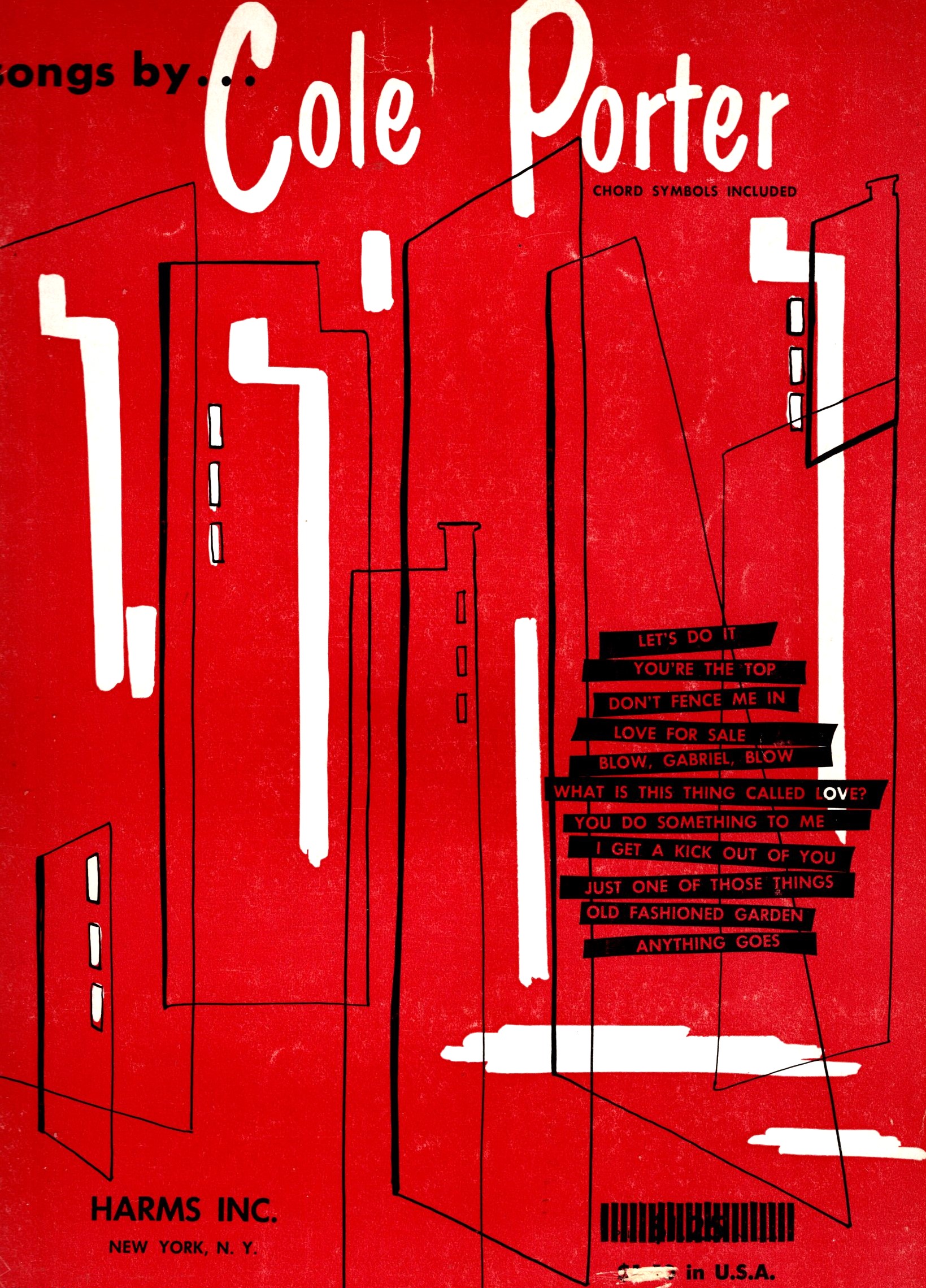 Songs by Cole Porter : Chord Symbols Included