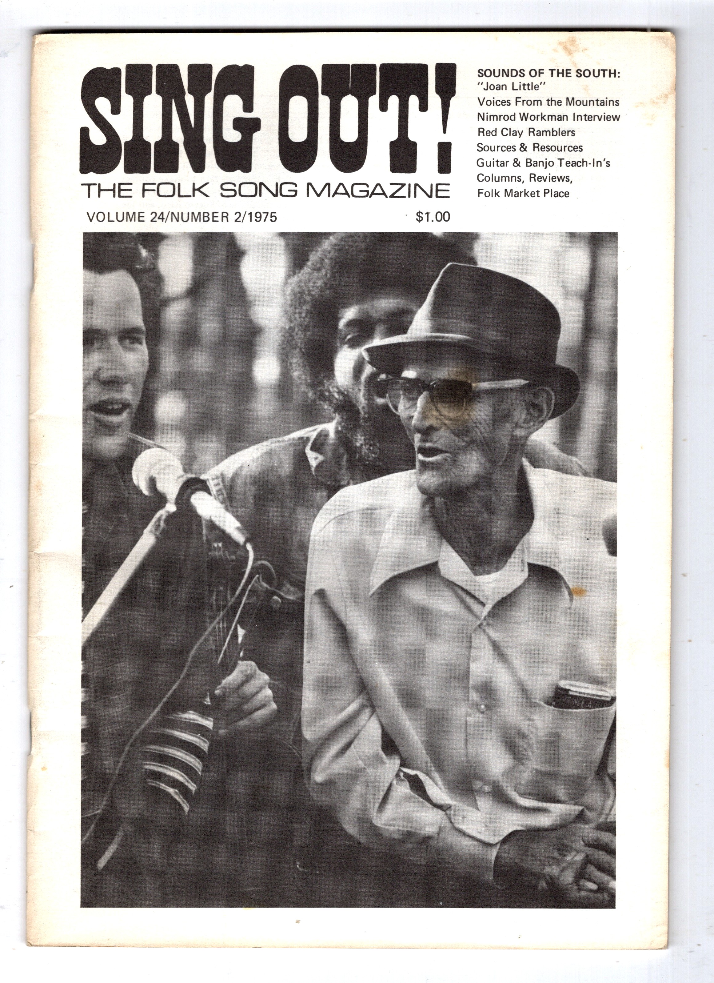 Sing out ! The Folk Song Magazine : Volume 24, Number 2, May June 1975 (Nimrod Workman)