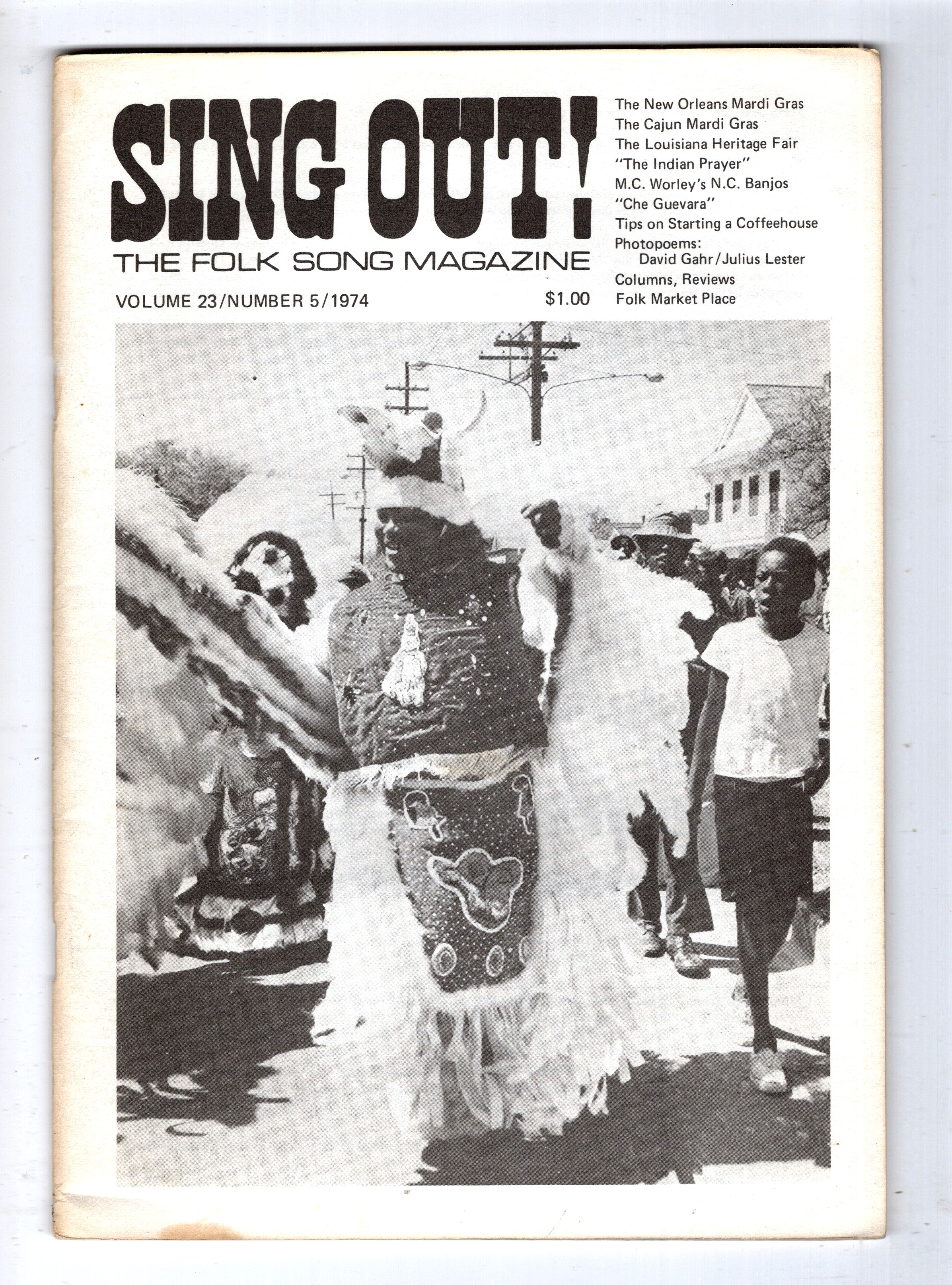 Sing out ! The Folk Song Magazine : Volume 23, Number 5, November December 1974