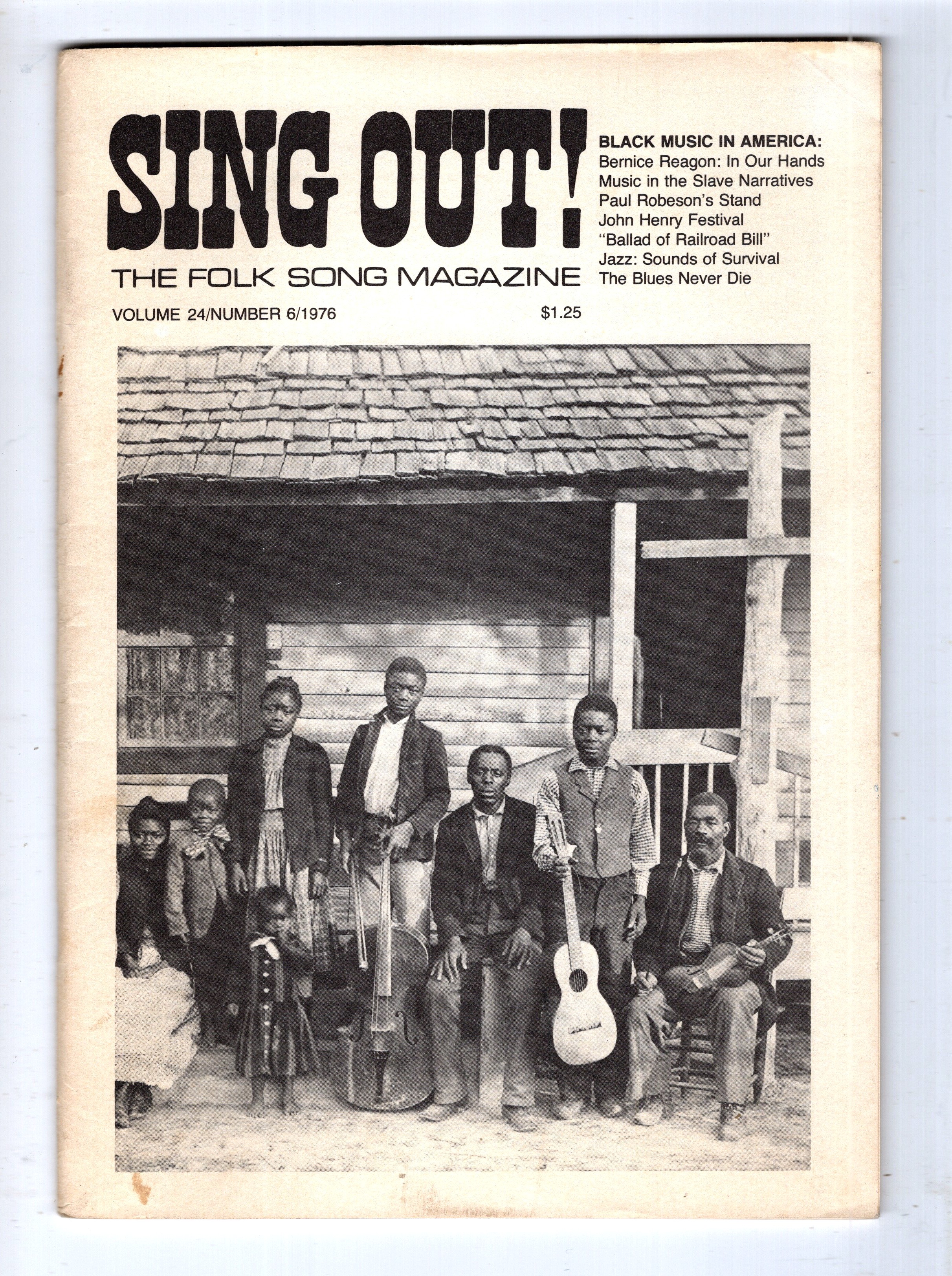 Sing out ! The Folk Song Magazine : Volume 24, Number 6, January February 1976