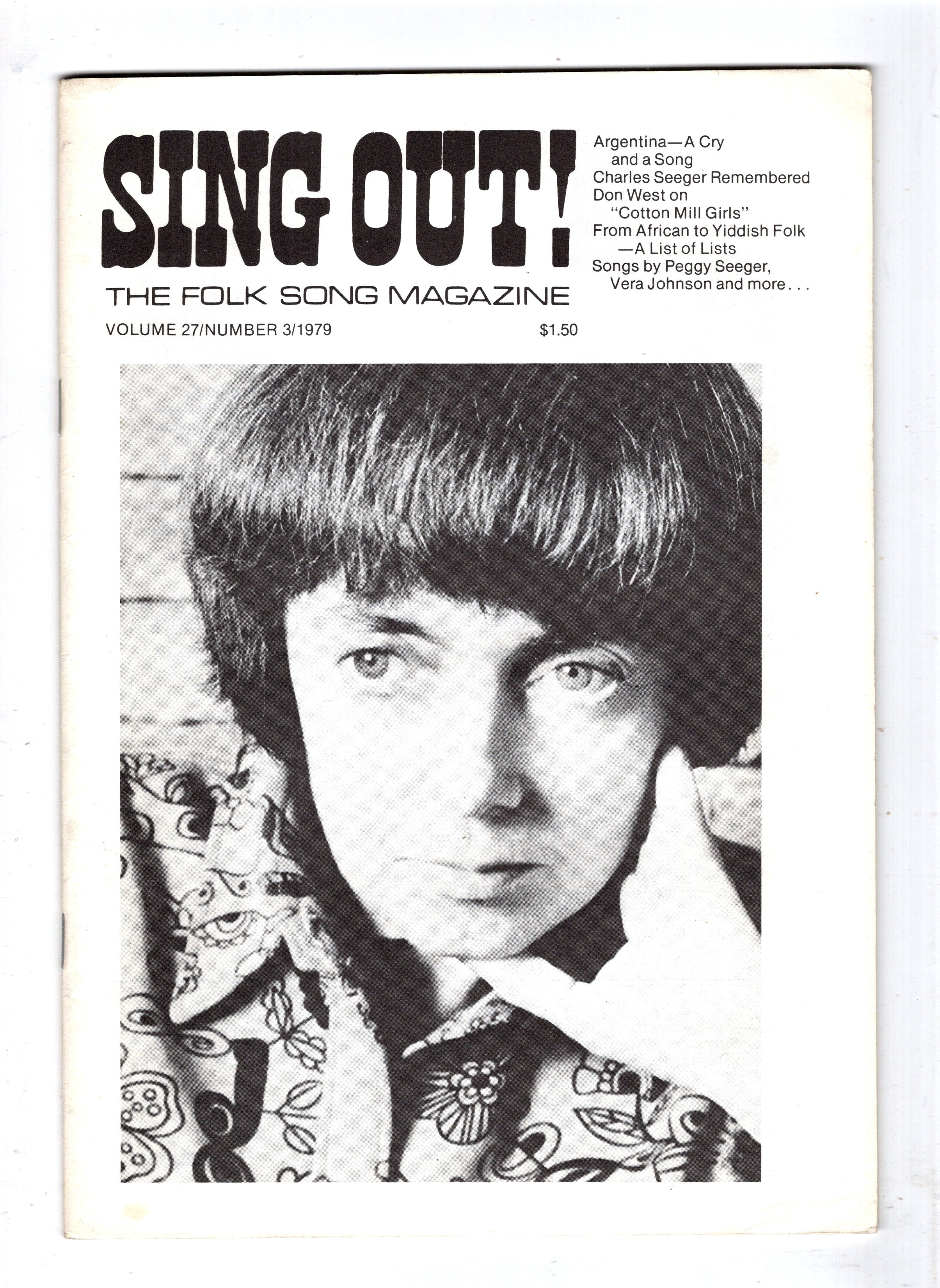 Sing out ! The Folk Song Magazine : Volume 27, Number 3, May June 1979