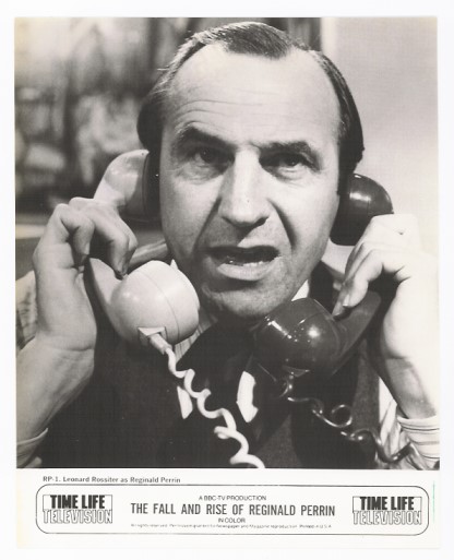 Image for Fall and Rise of Reginald Perrin, The, 1976 :  7 x 9 b/w Still Publicity Photo (Leonard Rossiter)