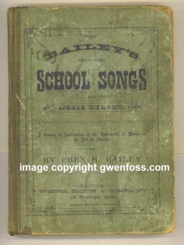 Image for Bailey's School Songs and Music Reader : A New Singing Book for Schools, Containing a Complete Course of Elementary Instruction, and a Large Collection of Exercises, Songs, Duetts, Trios and Quartettes . . . (1880)