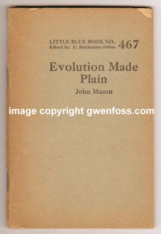 Image for Evolution Made Plain :  Little Blue Book Series, Number 467